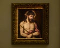 `Ecce Homo` by Tiziano Vecellio in The Pinacota Ambrosiana, the Ambrosian art gallery in Milan, Italy