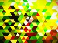An eccentric stunning illustration of multi-color digital pattern of squares