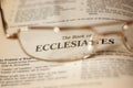 Ecclesiastes Royalty Free Stock Photo