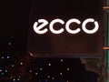 ECCO is a Danish shoe manufacturer Royalty Free Stock Photo