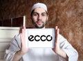 ECCO shoe manufacturer logo Royalty Free Stock Photo