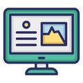 Ecg, ecg machine isolated Vector Icon which can easily modify or edit Royalty Free Stock Photo