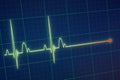 ECG / EKG monitor Royalty Free Stock Photo