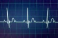 ECG / EKG monitor Royalty Free Stock Photo