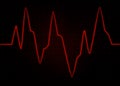 ECG Electrocardiogram.Abstract pulse image