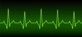 ECG heartbeat monitor, cardiogram heart pulse line wave. Electrocardiogram medical background