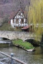 Unterhausen village in Lichtenstein valley, Baden Wuettemberg, Germany Royalty Free Stock Photo