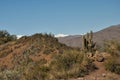 Landscape at Cerro Pochoco, Santiago, Chile