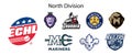 ECHL season 2022Ã¢â¬â23. Eastern Conference, North Division. Adirondack Thunder, Worcester Railers, Newfoundland Growlers, Norfolk