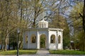 Echo pavilion, Maksimir park at spring time, Zagreb, Croatia