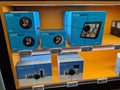 Echo Spot and Echo Show 2nd Generation - Smart speaker with Alexa and with Ring Video Doorbell on display inside Best Buy store