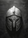 Echoes of Antiquity: Spartan Helmet and Shield. Generative ai