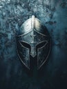 Echoes of Antiquity: Spartan Helmet and Shield. Generative ai