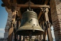 Echoes of history Old bell stands as a historic relic