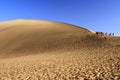 Echoing sand hill. Dun Huang, China Royalty Free Stock Photo