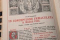 Liturgical Book Order of Mass in Latin - Immaculate Conception