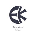 eckankar icon. isolated eckankar icon vector illustration from religion collection. editable sing symbol can be use for web site