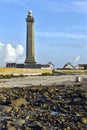 Eckmuhl Lighthouse of Penmarch in France Royalty Free Stock Photo