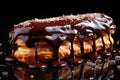 Eclair, French pastry. Perfection, bakery.