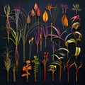 Eclectic Botany: A Curated Collection of Plant Stems