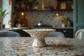 Eclectic Elegance: A Blurry Kitchen Close-Up. selective focus Royalty Free Stock Photo