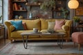 Eclectic Elegance: A Modern Blurry Living Room Gallery. wide shot