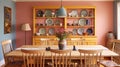 eclectic interior design dining room