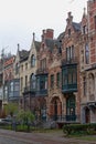 Eclectic neo flemish renaissance houses in Zurenborg district, Antwerp