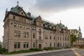 The 1896 eclectic Quebec City Hall seen from Ste. Anne Street in the old town