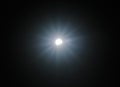 Eclipce of the sun. June 2020. Royalty Free Stock Photo