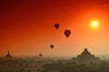 Eclipse in Bagan Royalty Free Stock Photo