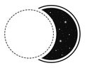 eclipse lunar icon