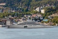 The Eclipse Mega yacht at anchor in Bergen owned by Russian businessman and Owner of Chelsea F.C Roman Abramovich