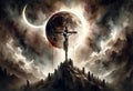 Eclipse of Redemption: The Crucifix in Shadows