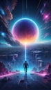 Eclipsing Data Realms: QuantumQuotient\'s Visionary Odyssey. AI generate