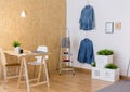 Eco atelier interior Royalty Free Stock Photo
