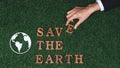 Eco awareness campaign for Earth day concept showcase. Gyre