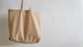 Eco bag  on white background. elivery, shopping concept Royalty Free Stock Photo