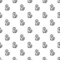 Eco battery pattern seamless vector