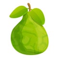 Eco bergamot icon, cartoon style