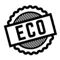 Eco black stamp