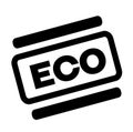 Eco black stamp