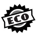 Eco black stamp