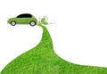 Eco car Royalty Free Stock Photo