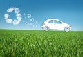 Eco car Royalty Free Stock Photo