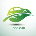 Eco car Royalty Free Stock Photo