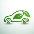 Eco car 2 Royalty Free Stock Photo