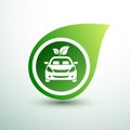 Eco car Royalty Free Stock Photo