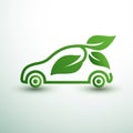 Eco car 2 Royalty Free Stock Photo