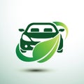 Eco car Royalty Free Stock Photo